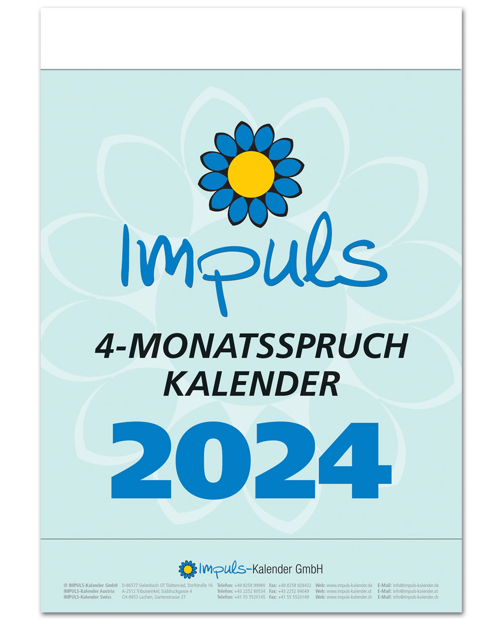 Set-Angebot IMPULS-4-Monatsspruch-Kalender Saison 2024 und Rolf H. Ruhleder-Spruchbuch