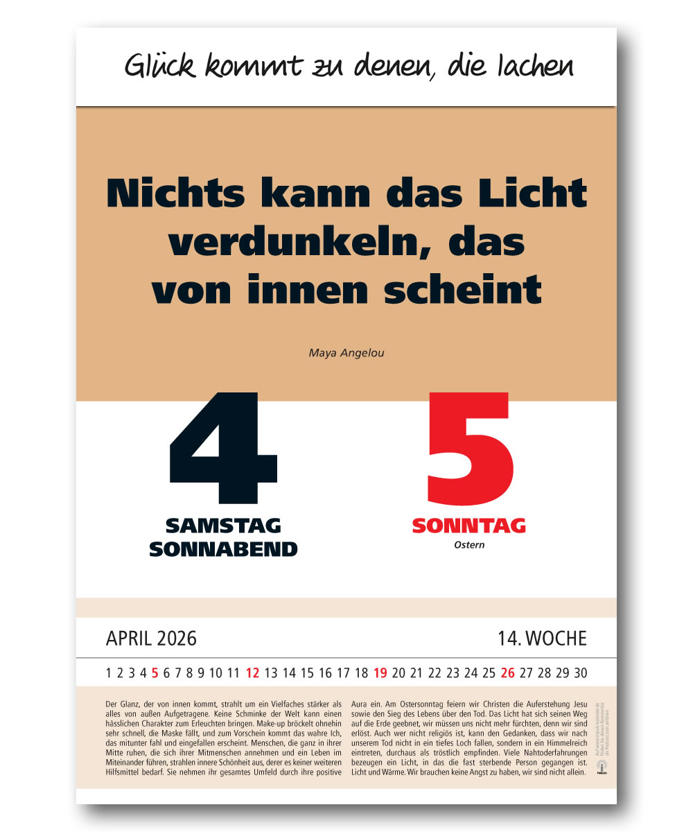 IMPULS-Tagesspruch Kalender 2026*