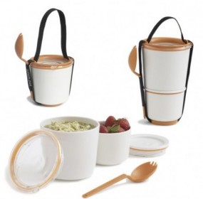 Lunch Pot >Essen To Go (Auswahlfarbe: grün)