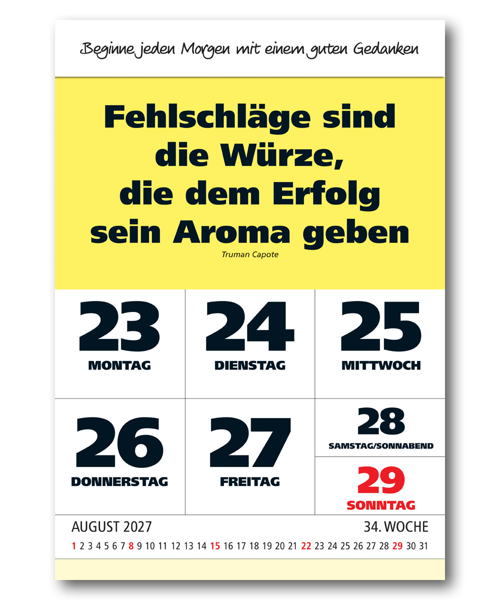 IMPULS-Wochenspruch Kalender 2027* 