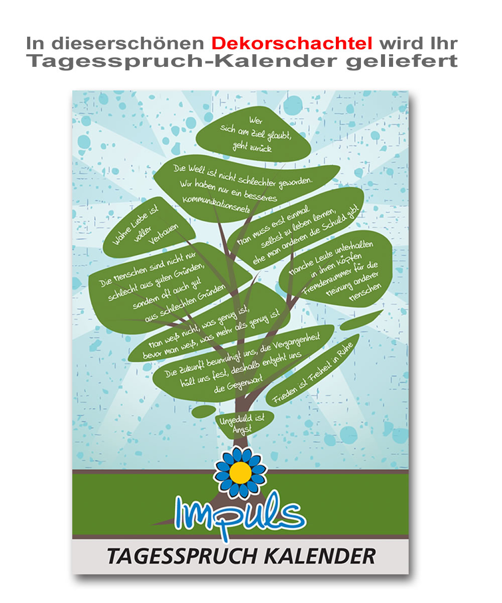 IMPULS-Tagesspruch Kalender Saison 2024*