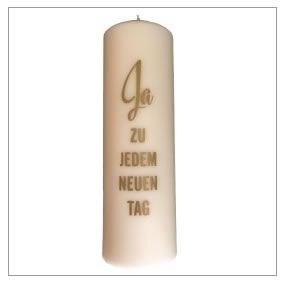 Kerzen von Herzen | Verschiedene Motive | Verschiedene Sprüche
