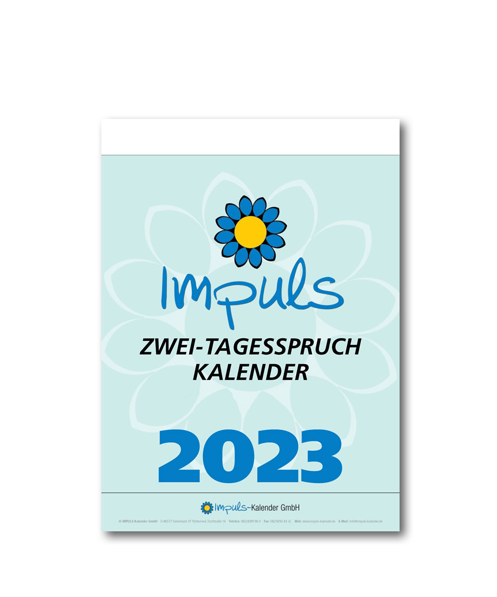 IMPULS-Zwei-Tagesspruch Kalender  2023
