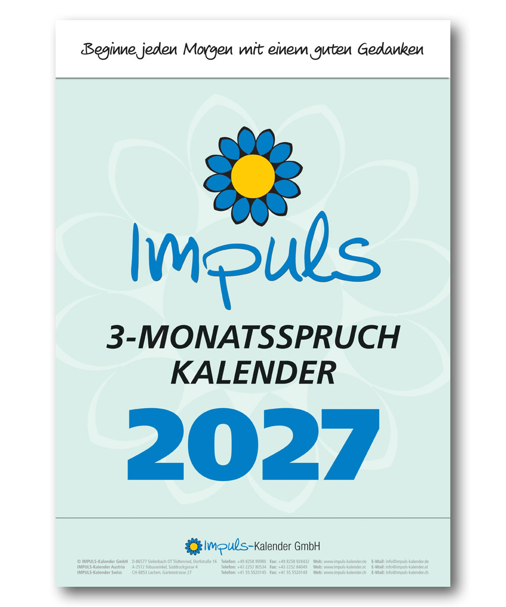 IMPULS-3-Monatsspruch Kalender 2027*