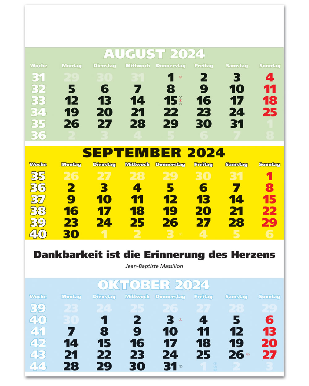 IMPULS-3-Monatsspruch Kalender 2024*