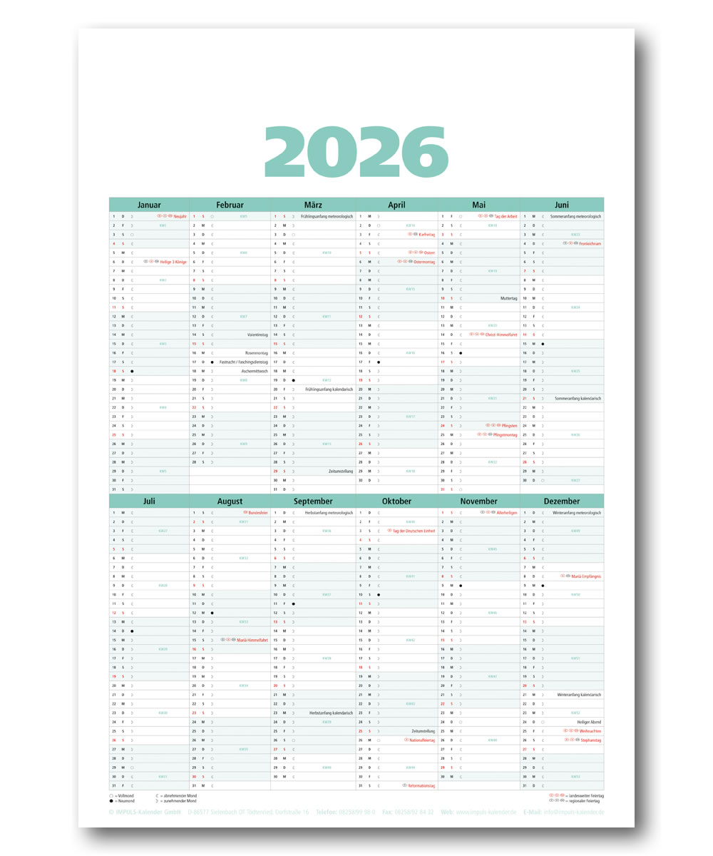 IMPULS-Tagesspruch Kalender 2025*