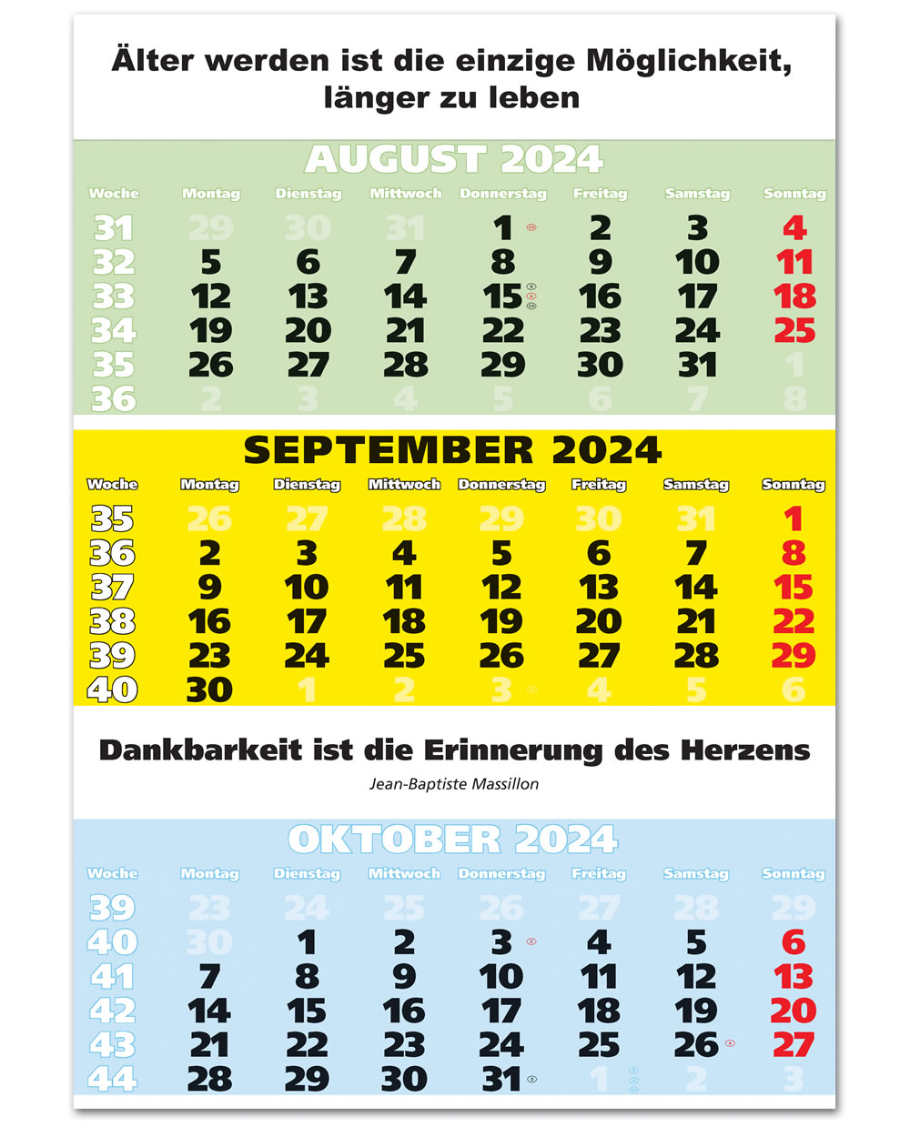 IMPULS-3-Monatsspruch Kalender 2024*