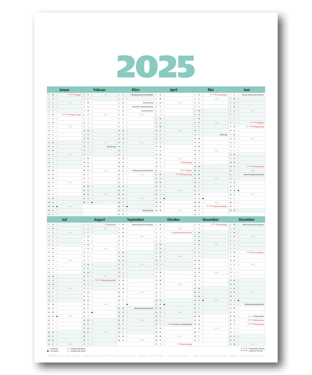 IMPULS-Tagesspruch Kalender 2025*