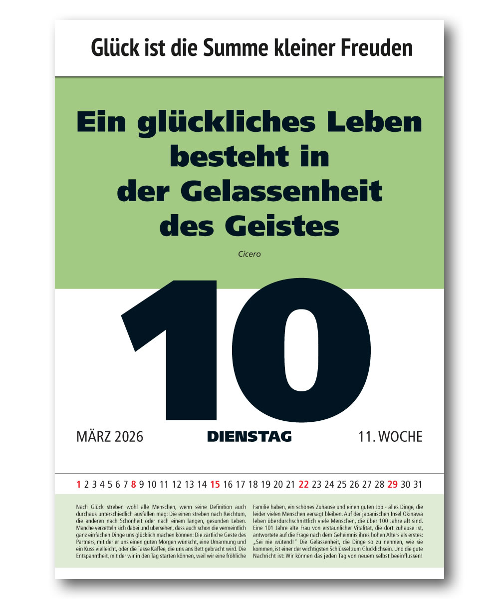 IMPULS-Tagesspruch Kalender 2026*