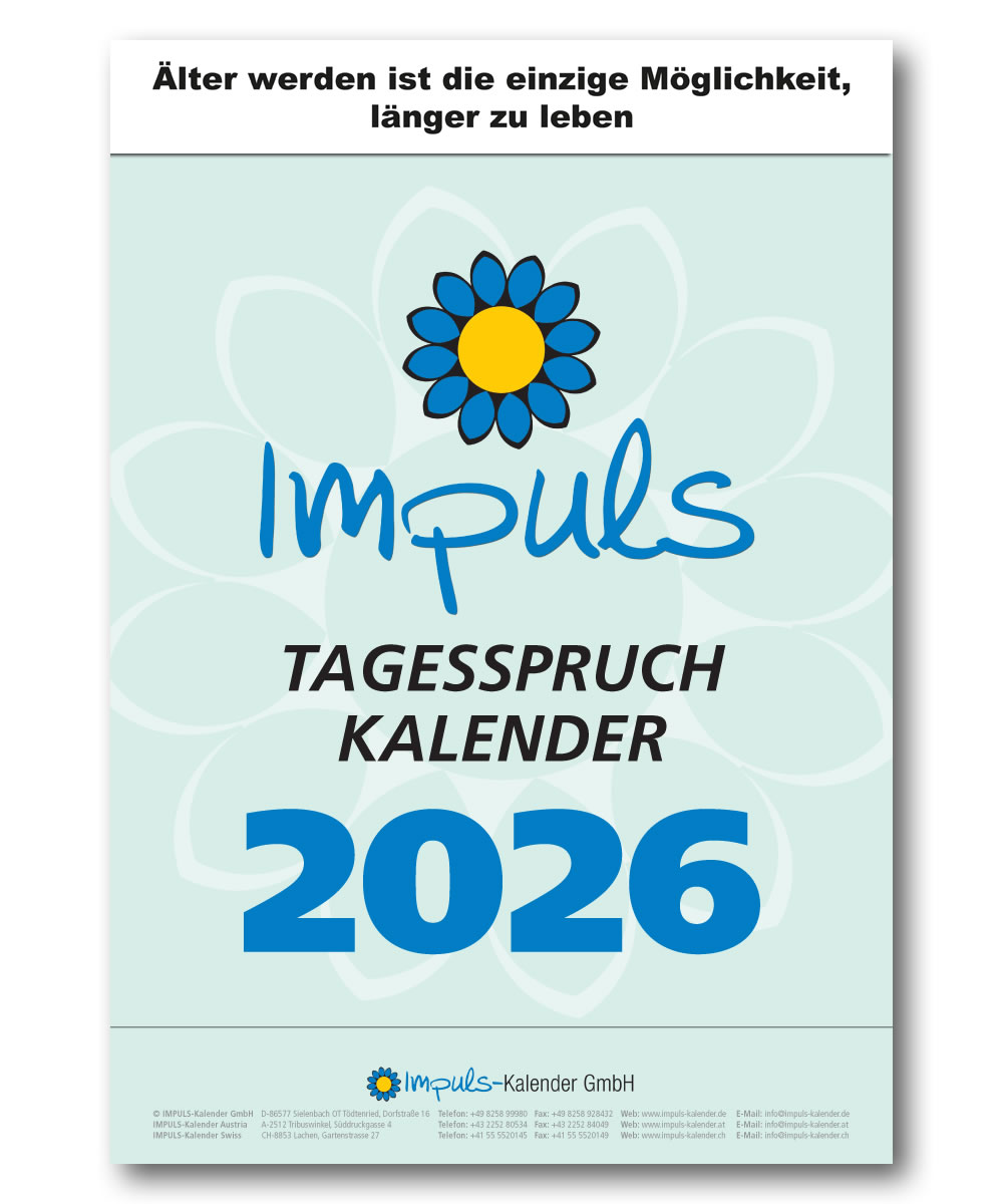IMPULS-Tagesspruch Kalender 2026*