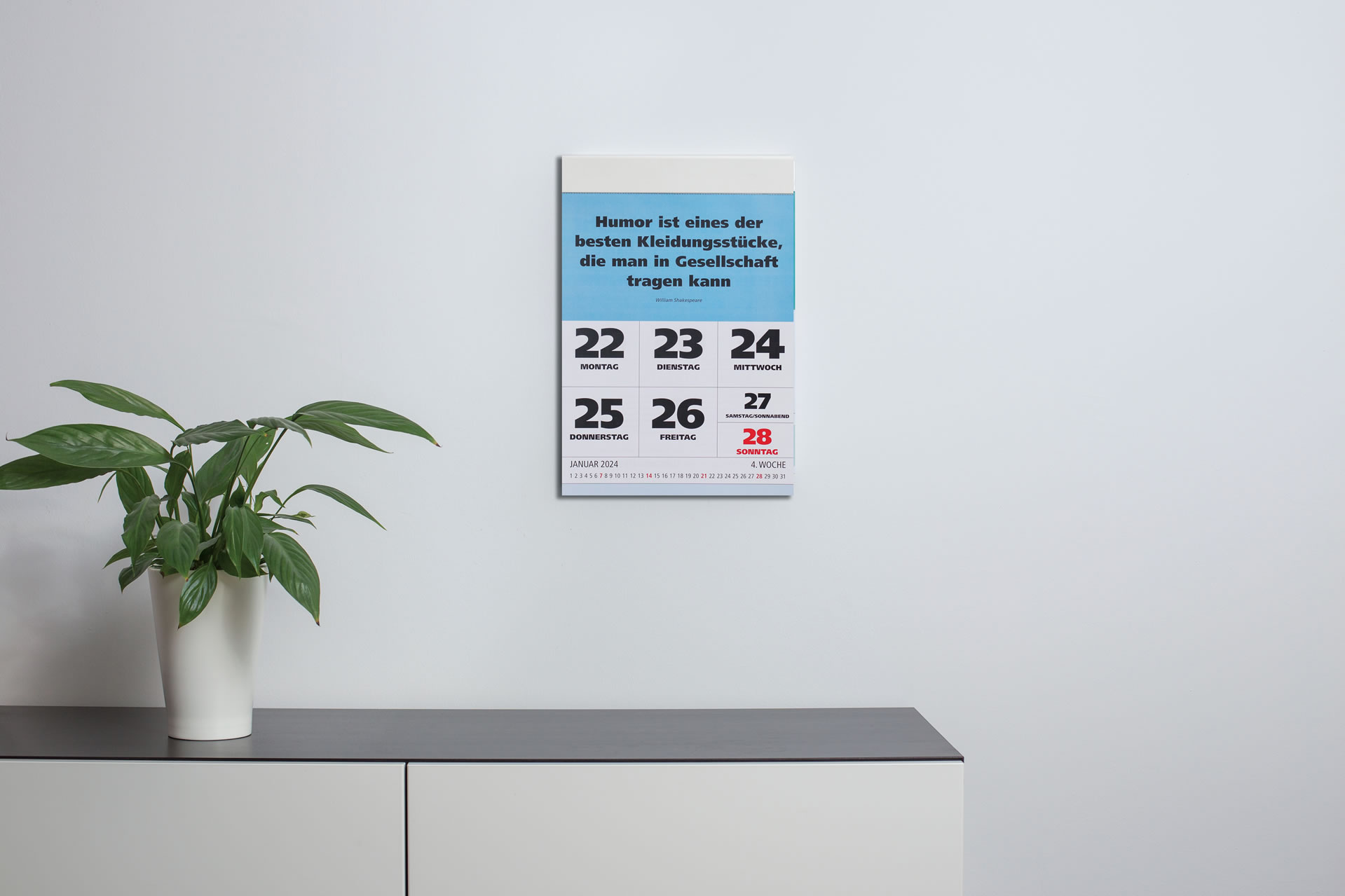 impulskalender-wochenkalender-zitatekalender-leitspruchkalender-kommode-wochenkalender mit Spruch und Zitat und Leitspruch für 2024