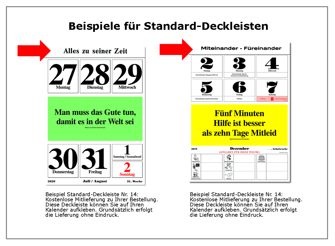 Impuls-Kalender GmbH | Dorfstr. 16 | 86577 Tödtenrie | Tel. 08258/99980 | info@impuls-kalender.de Impuls-Kalender GmbH | Dorfstr. 16 | 86577 Tödtenrie | Tel. 08258/99980 | info@impuls-kalender.de
