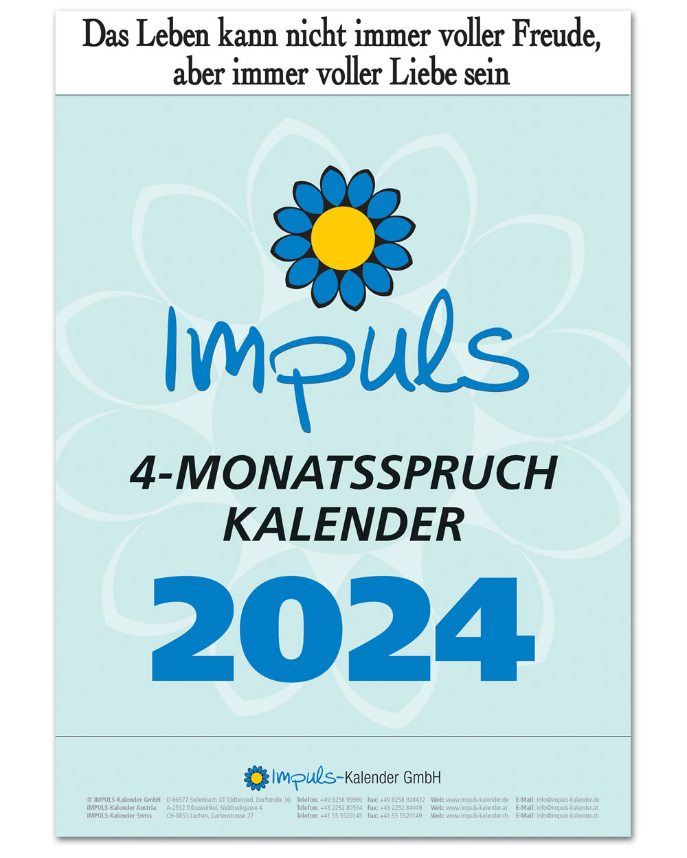 IMPULS-4-Monatsspruch Kalender 2024*