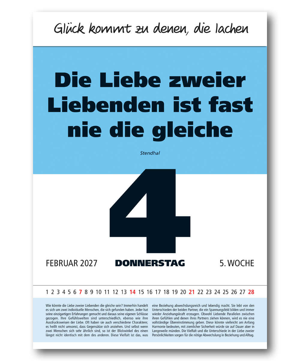 IMPULS-Tagesspruch Kalender 2027*