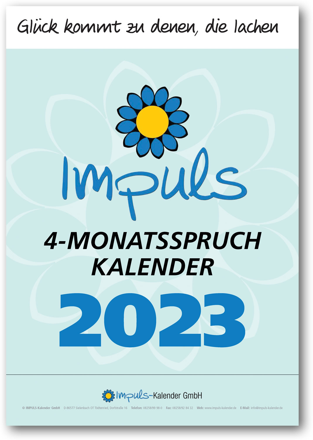 4-Monatsspruchkalender von Impuls-Kalender GmbH. Jetzt für das nächste Jahr kaufen