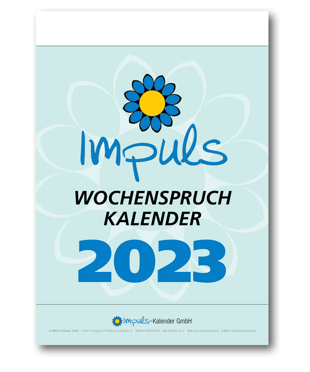 IMPULS-Wochenspruch Kalender 2023