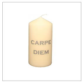 Kerze normal: Carpe Diem