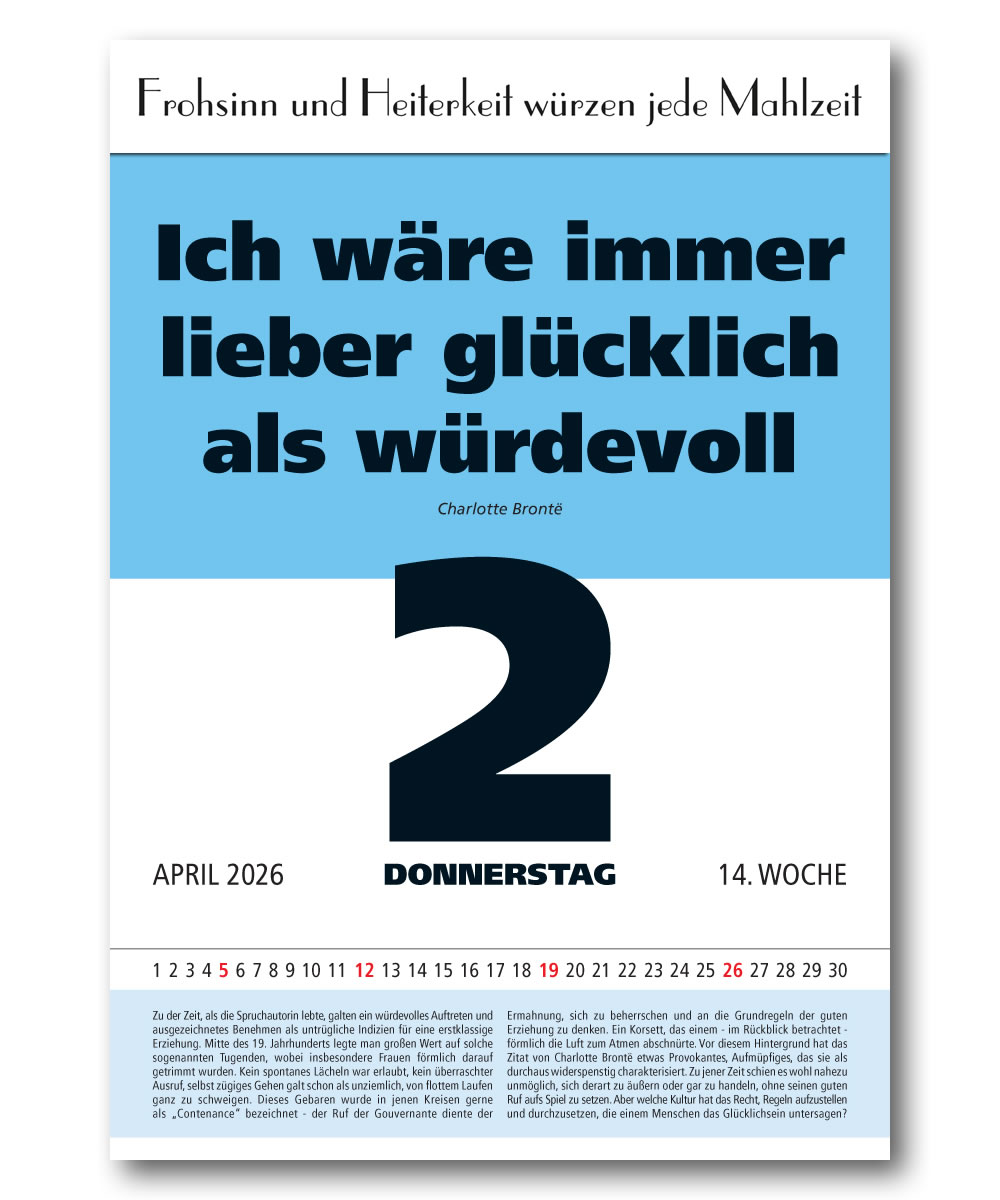 IMPULS-Tagesspruch Kalender 2026*