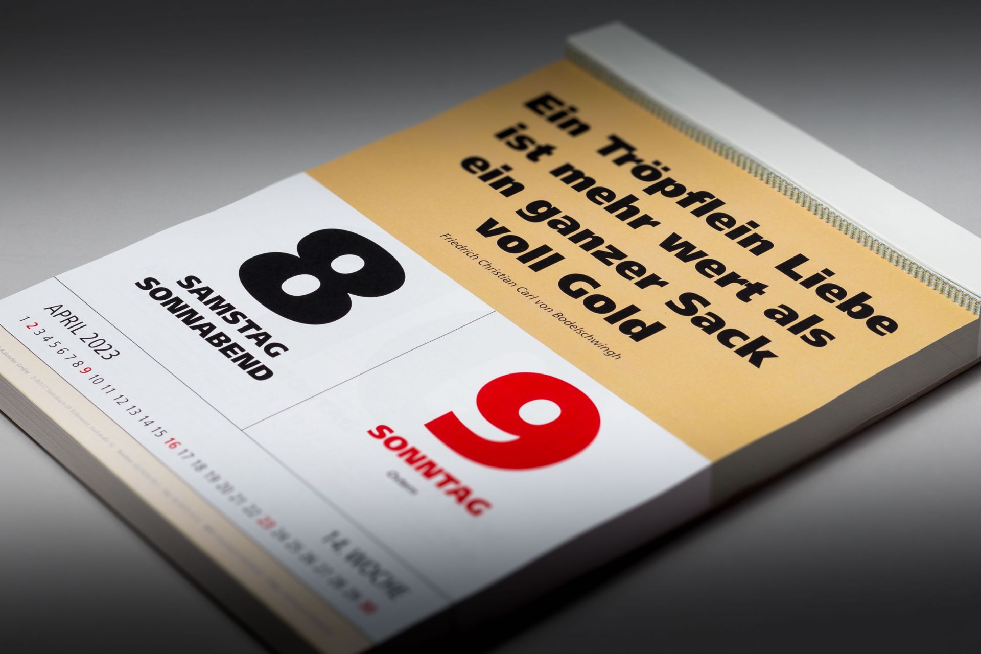 Impuls Zweitagesspruch Kalender 2023 Zitate Leitspruch Sprüchekalender 