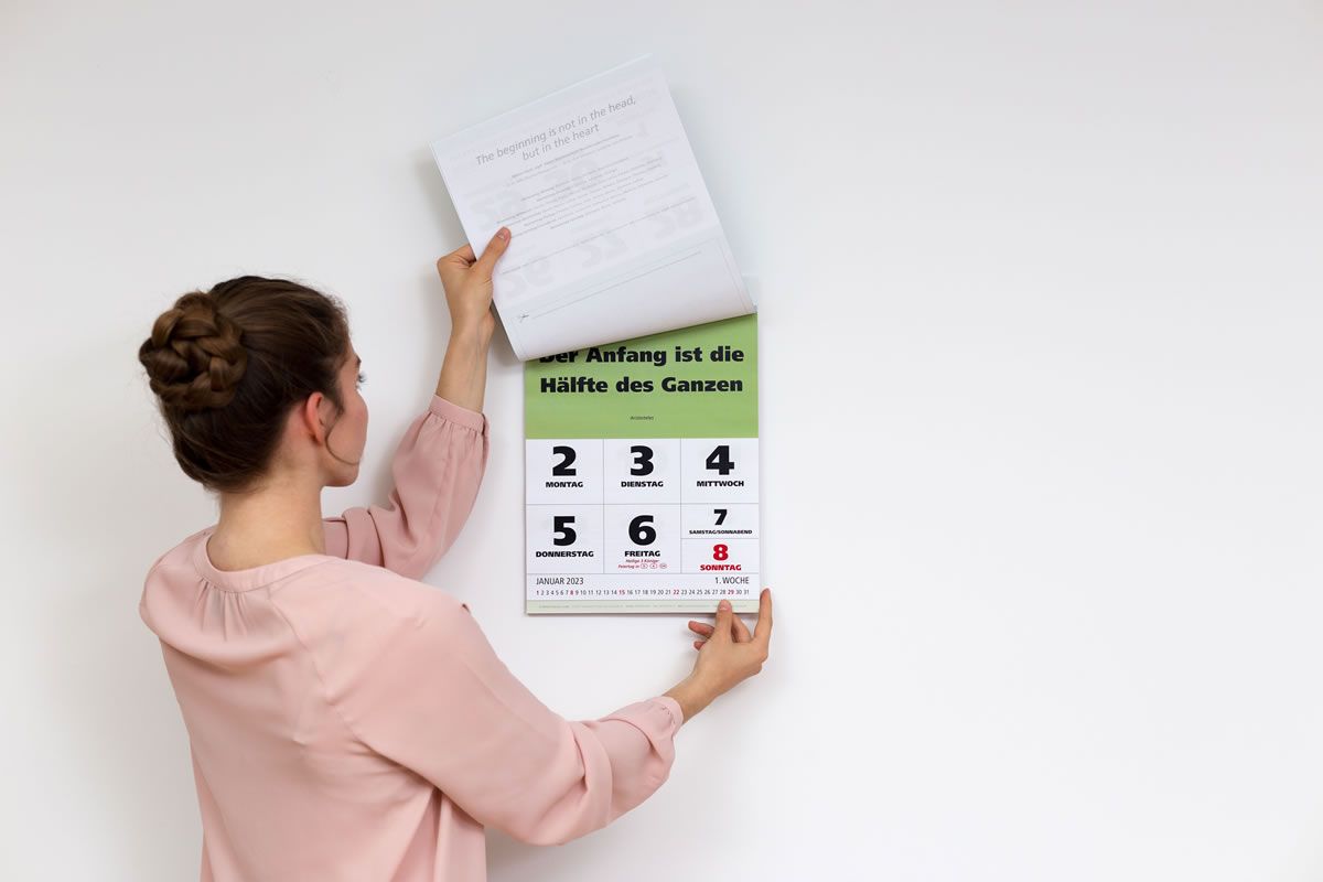 Impuls Wochenspruch Kalender 2024 Leitspruch Zitatekalender 